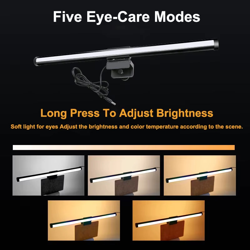 RGB Light LED Monitor Light Bar Computer Screen Hanging Lights Atmosphere Table Lamp Reading Night Lights Gaming Dimming Lights